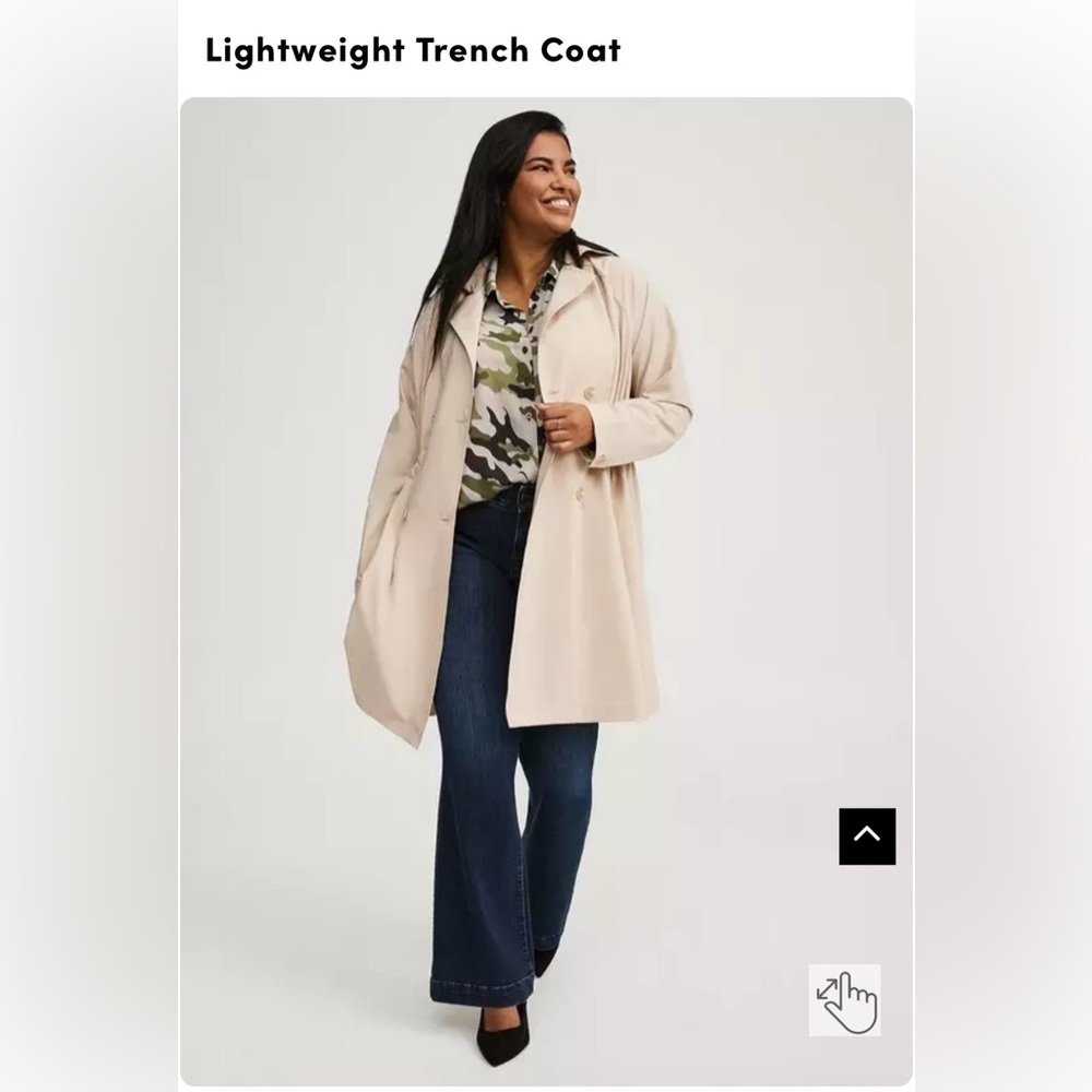 Torrid Beige Trench Coat for Women